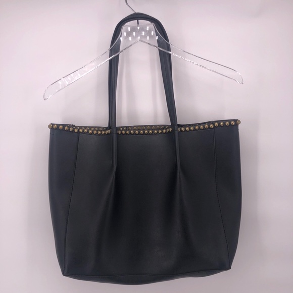 B-Low the Belt Handbags - B-Low The Belt Studded Tote Black Vegan Leather
